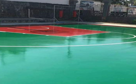 驻马店篮球场翻新地面